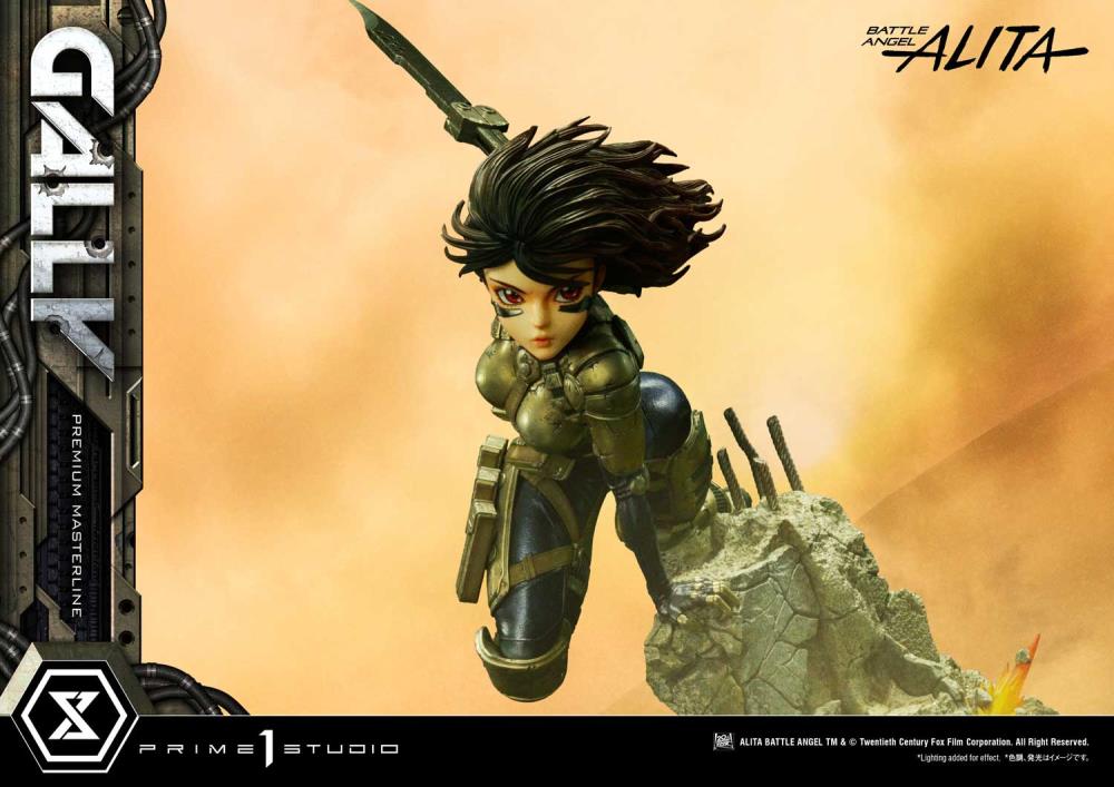 Battle Angel Alita Premium Masterline Alita 1/4 Scale Statue Gallery Image 16