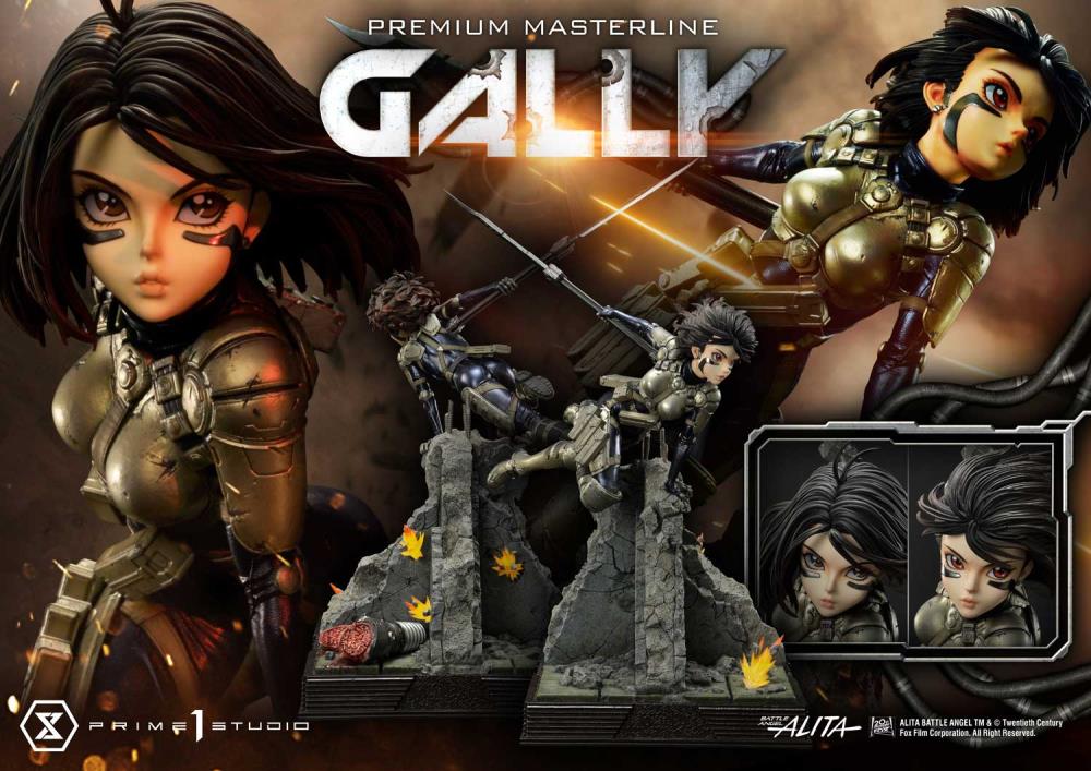 Battle Angel Alita Premium Masterline Alita 1/4 Scale Statue Gallery Image 3