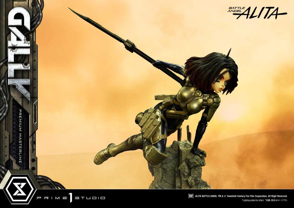 Battle Angel Alita Premium Masterline Alita 1/4 Scale Statue Gallery Image 17