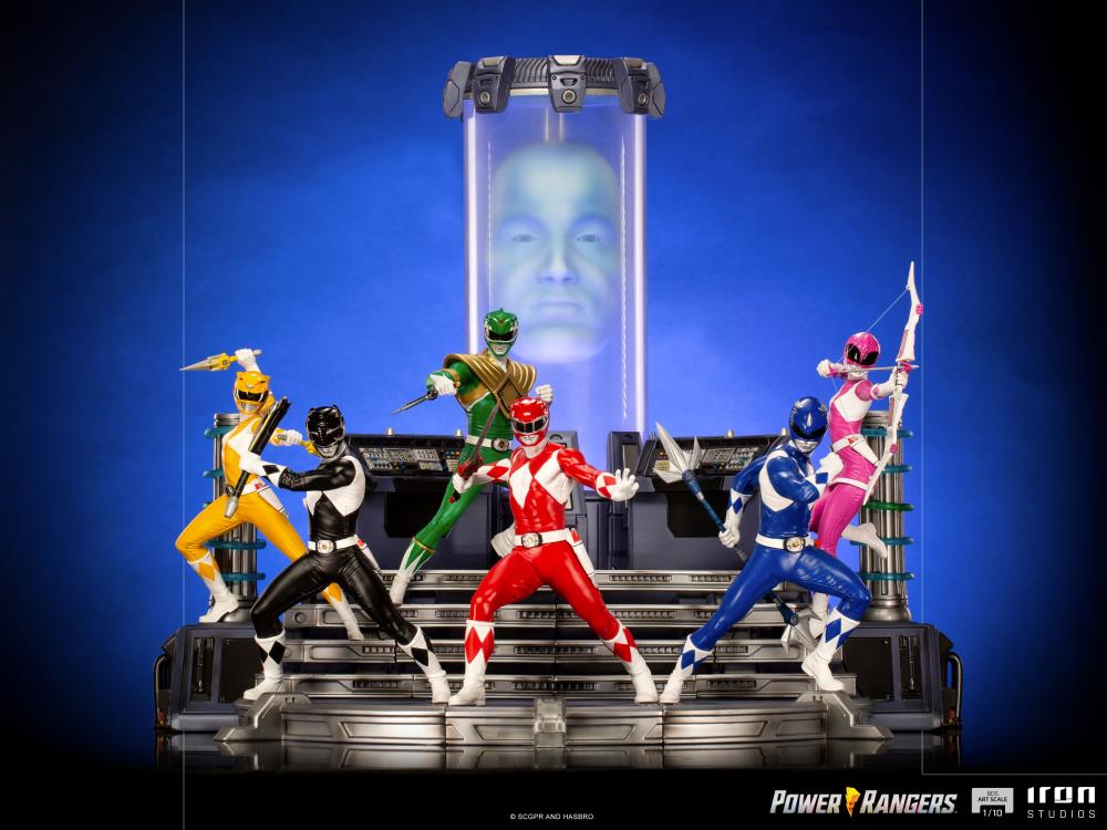 Mighty Morphin Power Rangers Battle Diorama Series White Ranger 1/10 Scale Limited Edition Statue Gallery Image 15