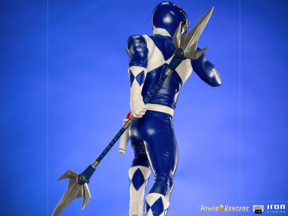 Mighty Morphin Power Rangers Battle Diorama Series Blue Ranger 1/10 Scale Limited Edition Statue Gallery Image 10