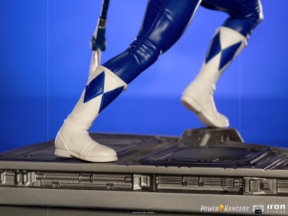 Mighty Morphin Power Rangers Battle Diorama Series Blue Ranger 1/10 Scale Limited Edition Statue Gallery Image 12