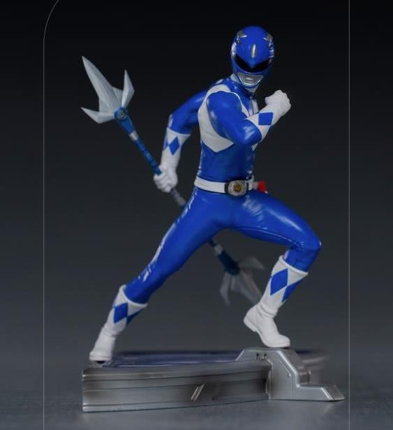 Mighty Morphin Power Rangers Battle Diorama Series Blue Ranger 1/10 Scale Limited Edition Statue Gallery Image 3
