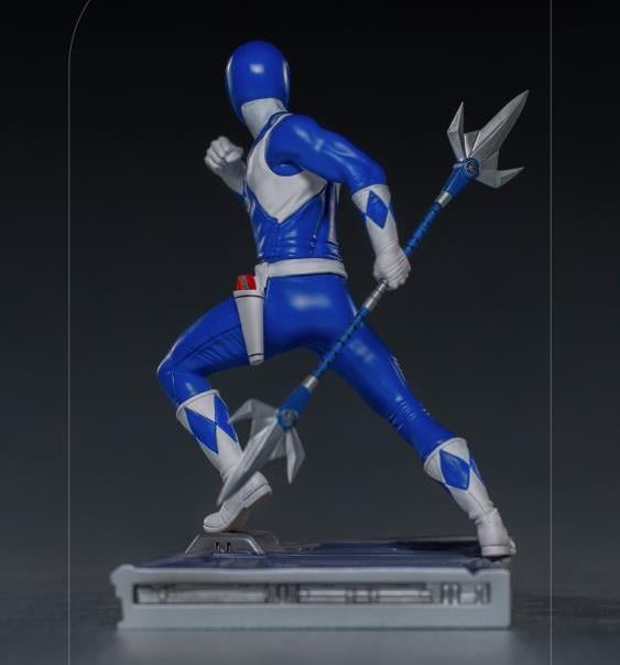 Mighty Morphin Power Rangers Battle Diorama Series Blue Ranger 1/10 Scale Limited Edition Statue Gallery Image 5