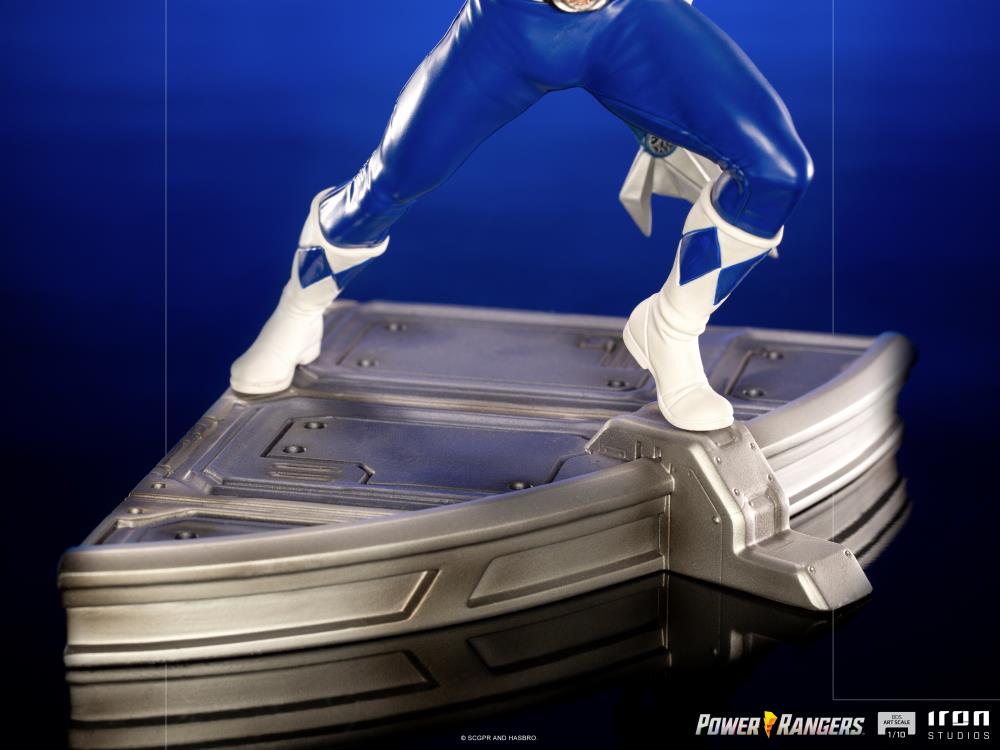 Mighty Morphin Power Rangers Battle Diorama Series Blue Ranger 1/10 Scale Limited Edition Statue Gallery Image 11