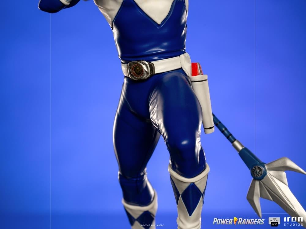 Mighty Morphin Power Rangers Battle Diorama Series Blue Ranger 1/10 Scale Limited Edition Statue Gallery Image 9