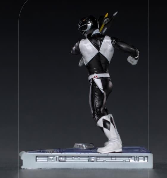 Mighty Morphin Power Rangers Battle Diorama Series Black Ranger 1/10 Scale Limited Edition Statue Gallery Image 4