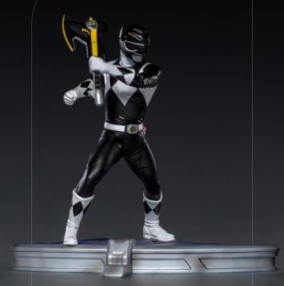 Mighty Morphin Power Rangers Battle Diorama Series Black Ranger 1/10 Scale Limited Edition Statue Gallery Image 6