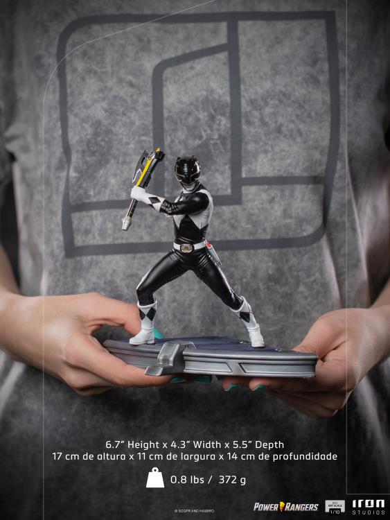 Mighty Morphin Power Rangers Battle Diorama Series Black Ranger 1/10 Scale Limited Edition Statue Gallery Image 13