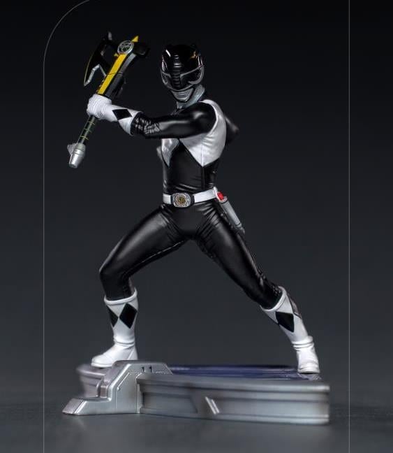 Mighty Morphin Power Rangers Battle Diorama Series Black Ranger 1/10 Scale Limited Edition Statue Gallery Image 3