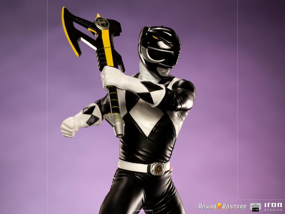 Mighty Morphin Power Rangers Battle Diorama Series Black Ranger 1/10 Scale Limited Edition Statue Gallery Image 9