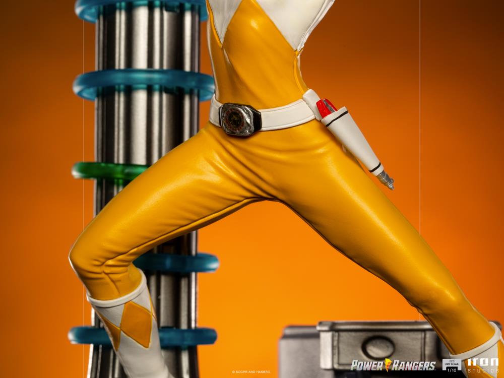Mighty Morphin Power Rangers Battle Diorama Series Yellow Ranger 1/10 Scale Limited Edition Statue Gallery Image 10