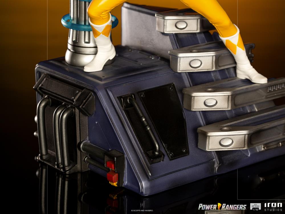Mighty Morphin Power Rangers Battle Diorama Series Yellow Ranger 1/10 Scale Limited Edition Statue Gallery Image 11