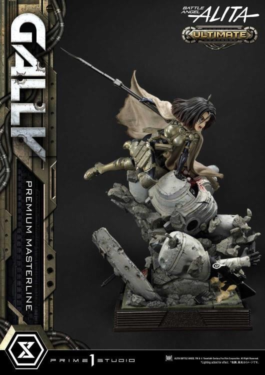 Battle Angel Alita Premium Masterline Alita (Ultimate Ver.) 1/4 Scale Statue Gallery Image 9
