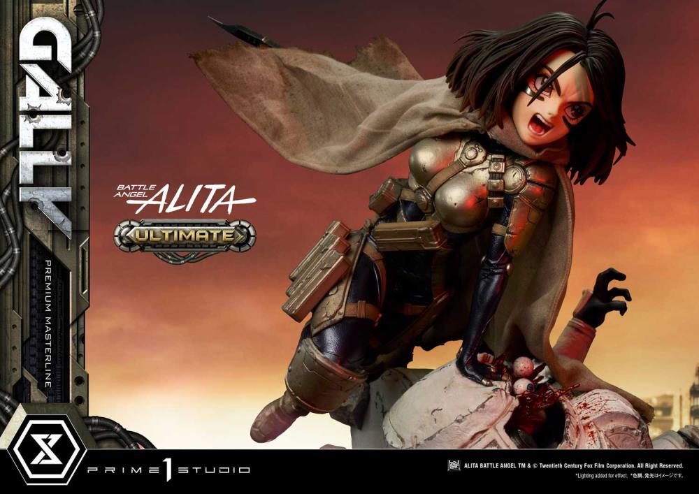 Battle Angel Alita Premium Masterline Alita (Ultimate Ver.) 1/4 Scale Statue Gallery Image 4