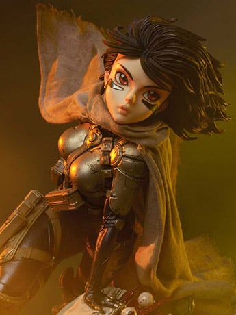 Battle Angel Alita Premium Masterline Alita (Ultimate Ver.) 1/4 Scale Statue Gallery Image 2