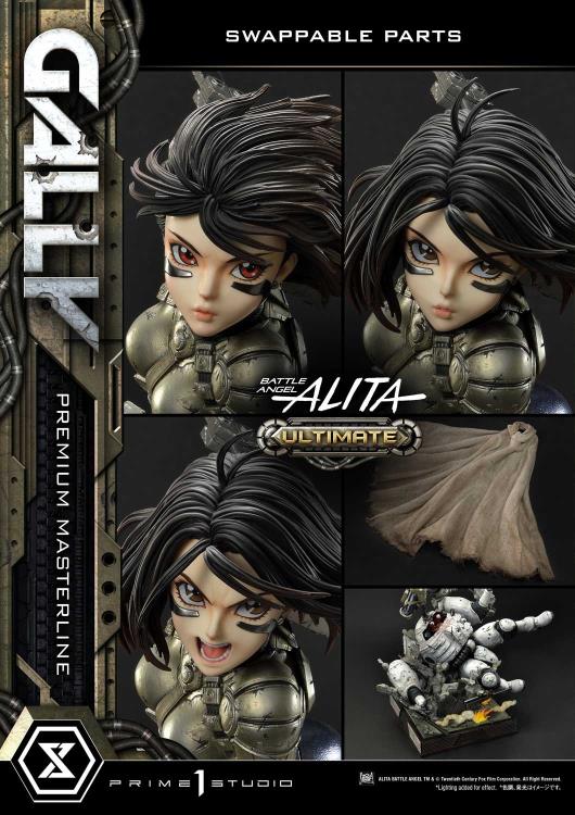 Battle Angel Alita Premium Masterline Alita (Ultimate Ver.) 1/4 Scale Statue Gallery Image 7
