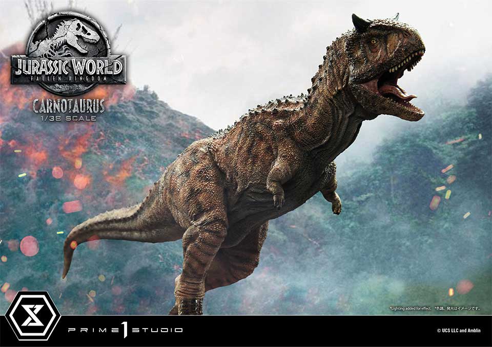 Jurassic World: Fallen Kingdom Carnotaurus 1/38 Scale Statue Gallery Image 4