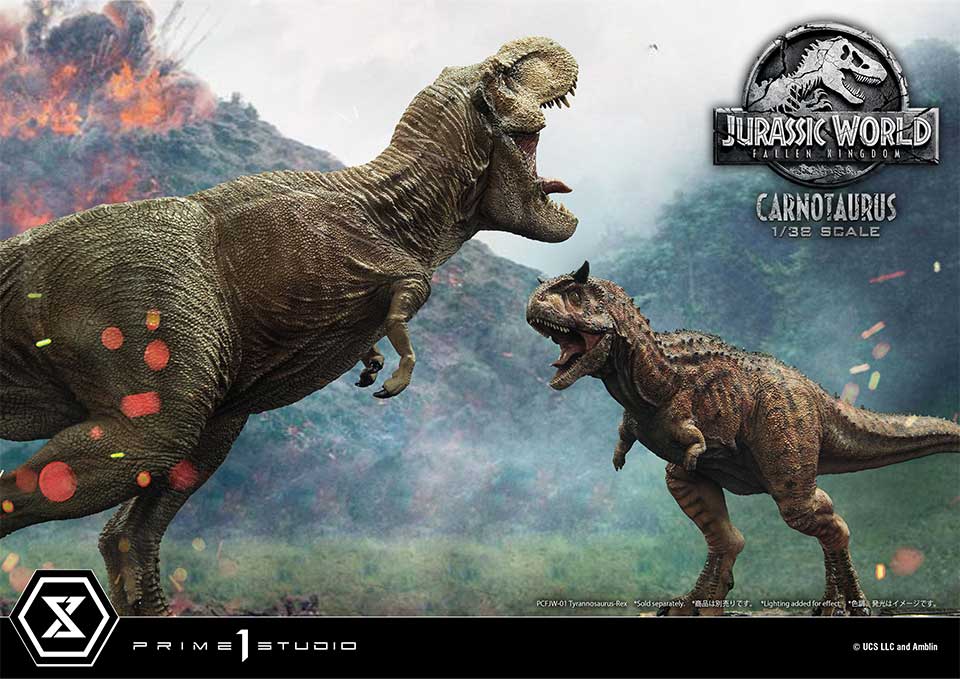 Jurassic World: Fallen Kingdom Carnotaurus 1/38 Scale Statue Gallery Image 6