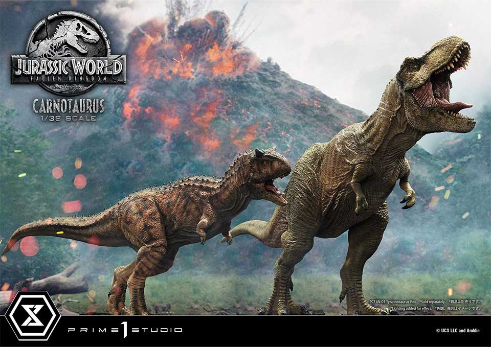Jurassic World: Fallen Kingdom Carnotaurus 1/38 Scale Statue Gallery Image 5