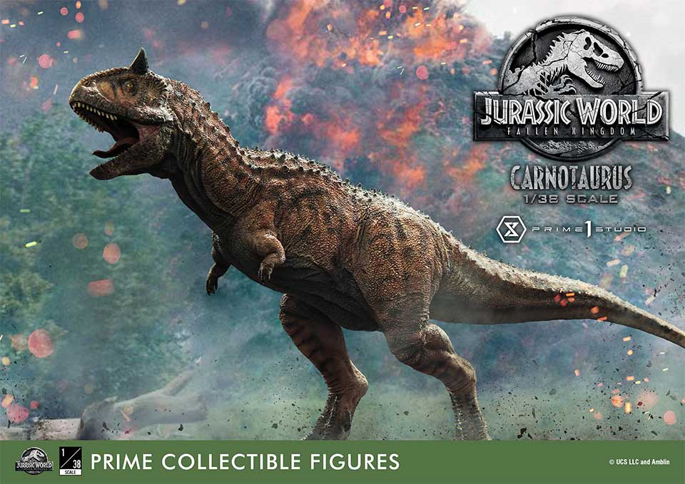 Jurassic World: Fallen Kingdom Carnotaurus 1/38 Scale Statue Gallery Image 3