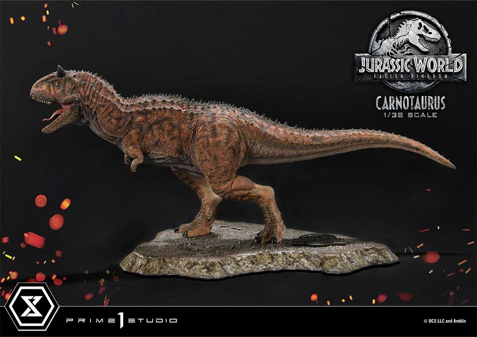 Jurassic World: Fallen Kingdom Carnotaurus 1/38 Scale Statue Gallery Image 7