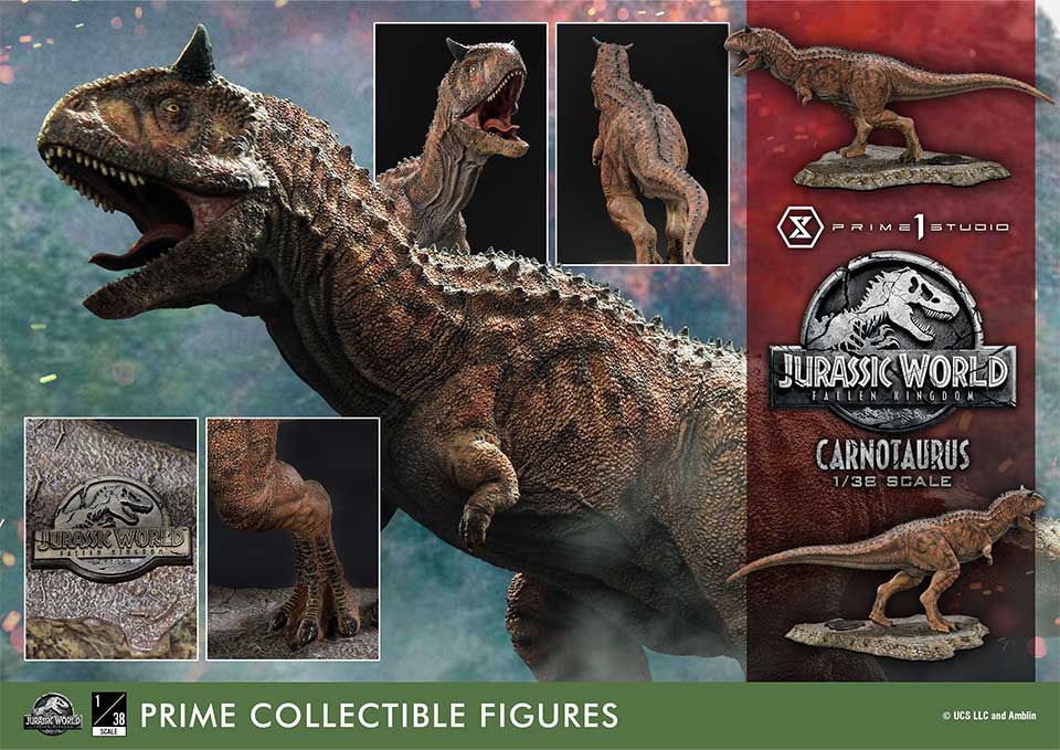 Jurassic World: Fallen Kingdom Carnotaurus 1/38 Scale Statue Gallery Image 15
