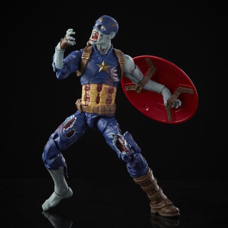 What If...? Marvel Legends Zombie Captain America Action Figure (Marvel's The Watcher BAF) Gallery Image 4