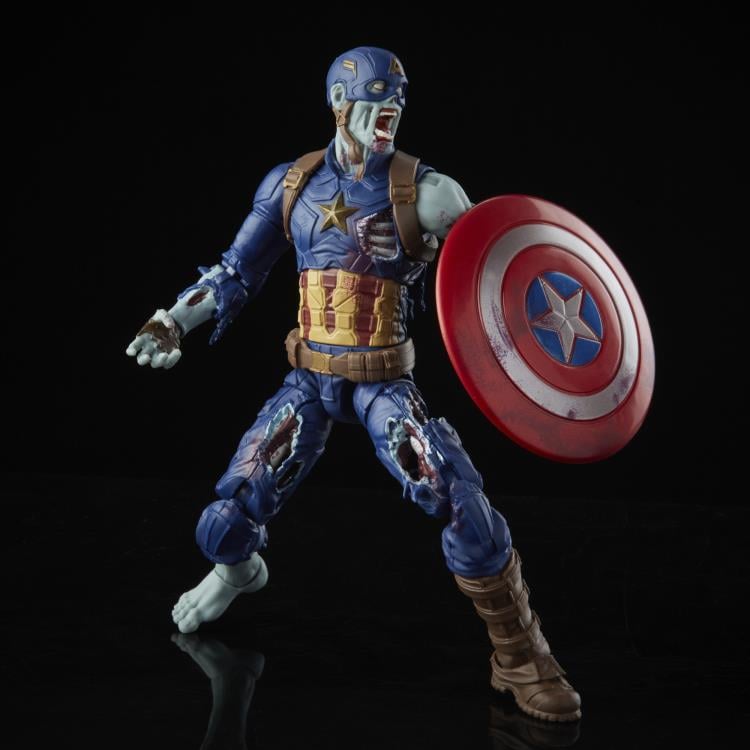 What If...? Marvel Legends Zombie Captain America Action Figure (Marvel's The Watcher BAF) Gallery Image 5