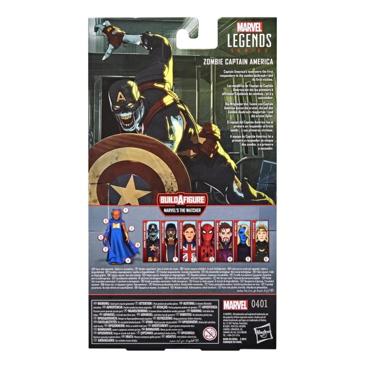 What If...? Marvel Legends Zombie Captain America Action Figure (Marvel's The Watcher BAF) Gallery Image 9