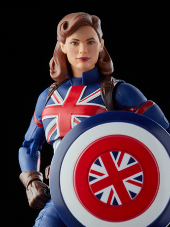 What If...? Marvel Legends Marvel's Captain Carter Action Figure (Marvel's The Watcher BAF) Gallery Image 2