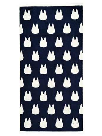 My Neighbor Totoro Silhouette Series Small White Totoro Bath Towel Gallery Image 2