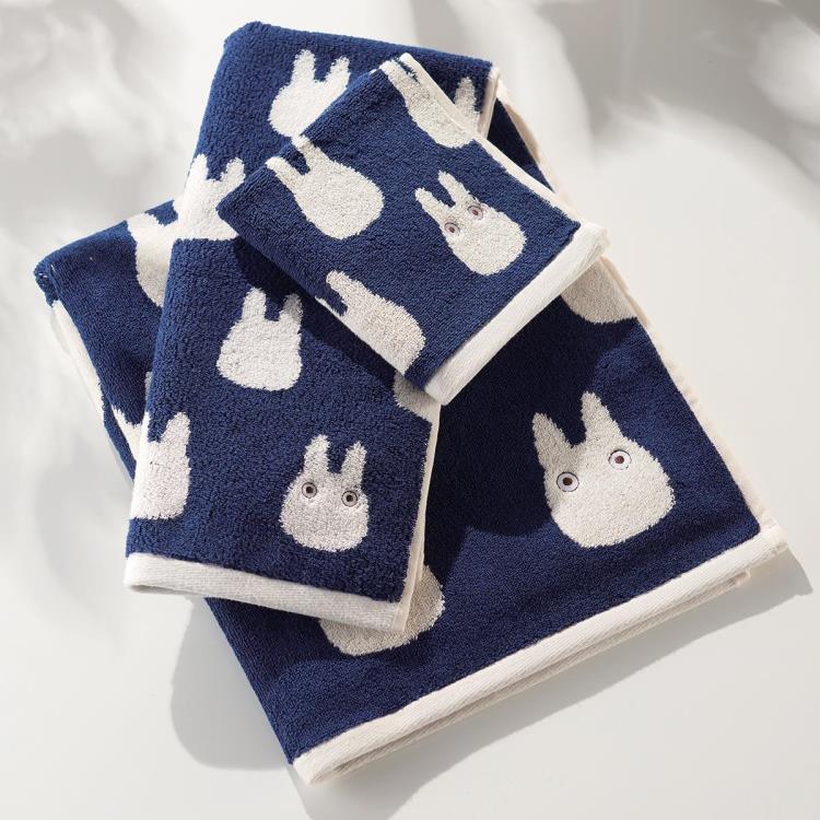 My Neighbor Totoro Silhouette Series Small White Totoro Bath Towel Gallery Image 3
