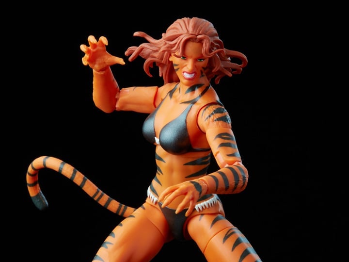 Marvel Legends Retro Collection Marvel's Tigra Action Figure Gallery Image 1