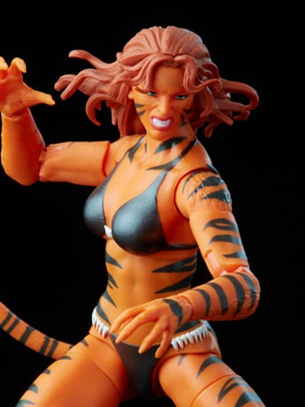 Marvel Legends Retro Collection Marvel's Tigra Action Figure Gallery Image 2