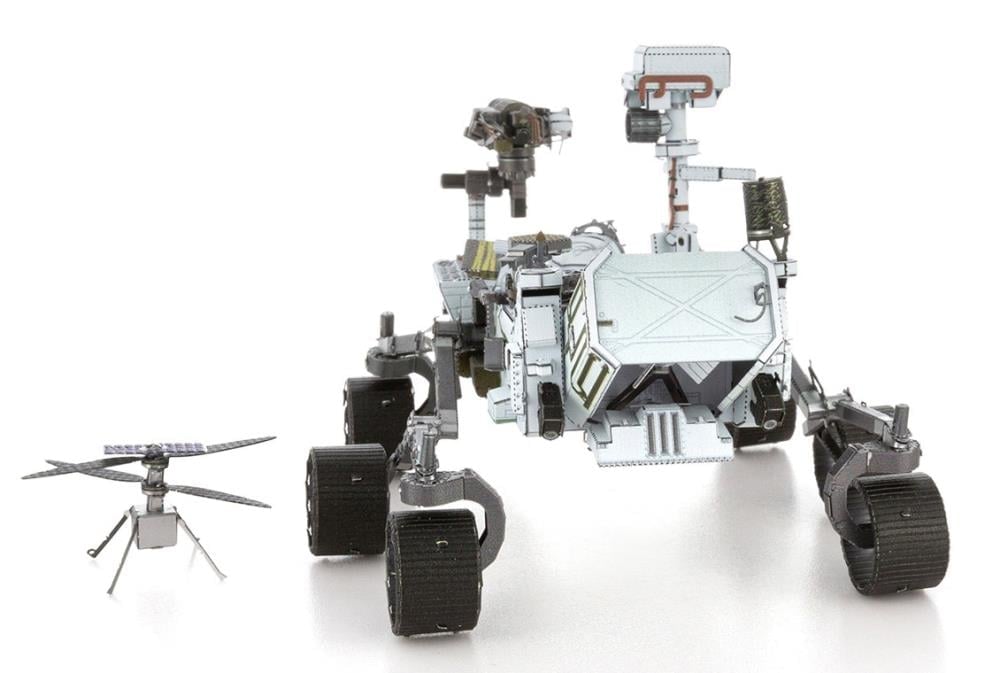 NASA Metal Earth Mars Rover Perseverance & Ingenuity Helicopter Model Kit Gallery Image 4
