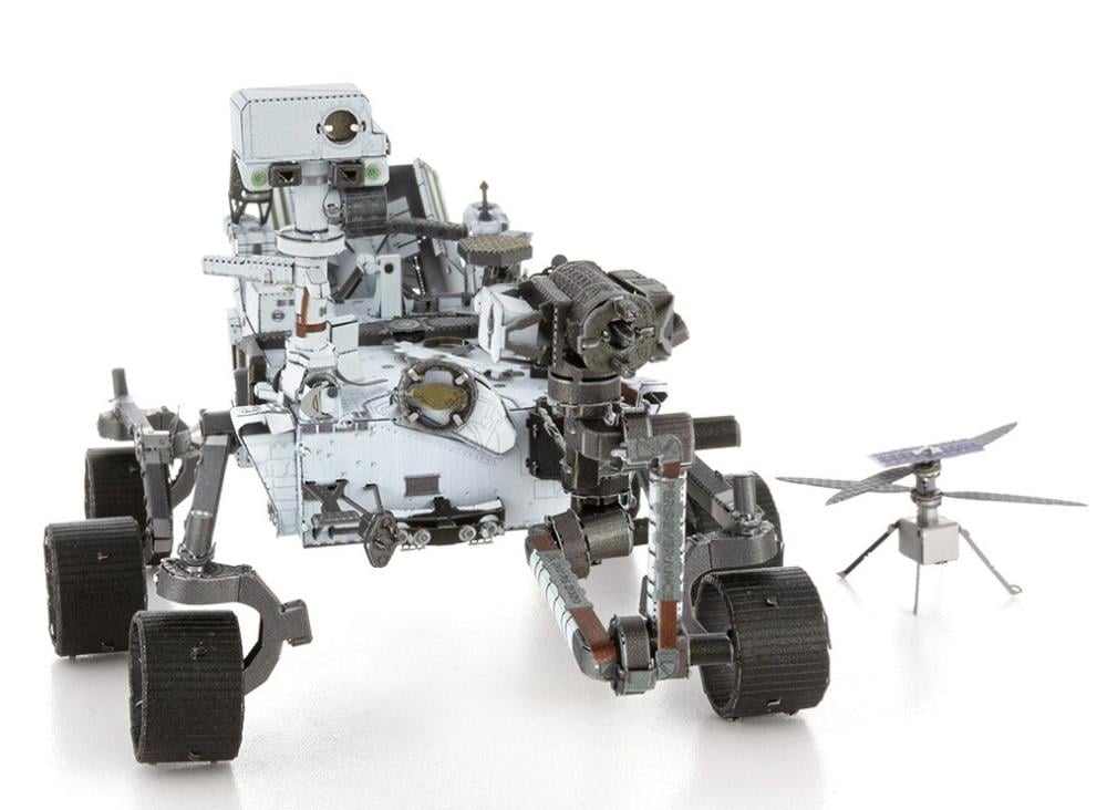 NASA Metal Earth Mars Rover Perseverance & Ingenuity Helicopter Model Kit Gallery Image 3