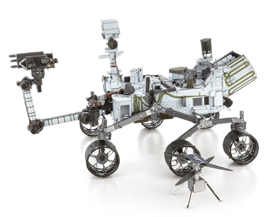 NASA Metal Earth Mars Rover Perseverance & Ingenuity Helicopter Model Kit Gallery Image 6