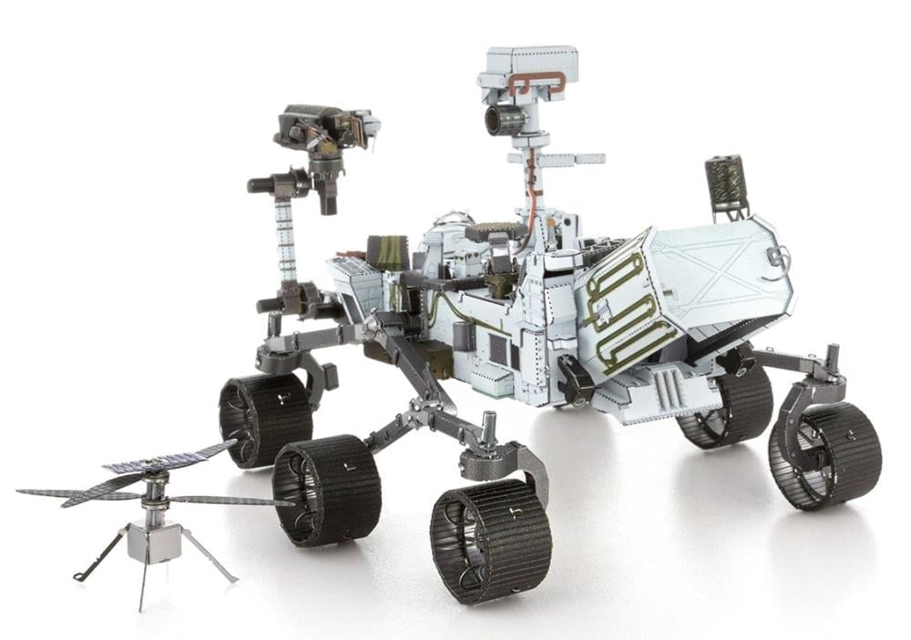 NASA Metal Earth Mars Rover Perseverance & Ingenuity Helicopter Model Kit Gallery Image 5