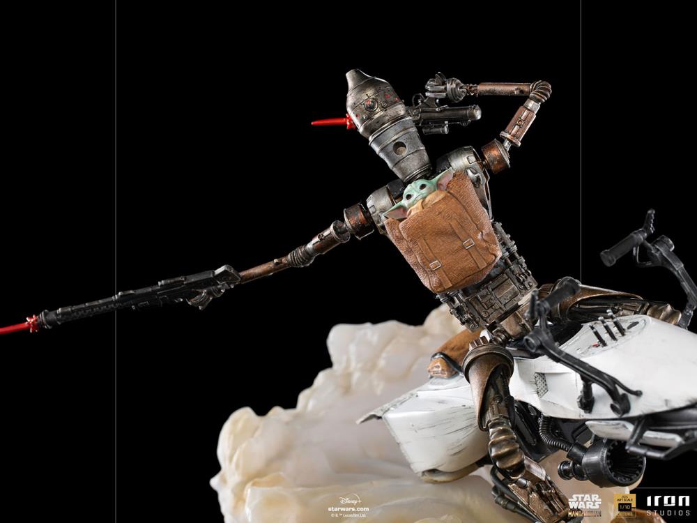 The Mandalorian IG-11 and The Child 1/10 Deluxe Art Scale Limited Edition Statue Gallery Image 12