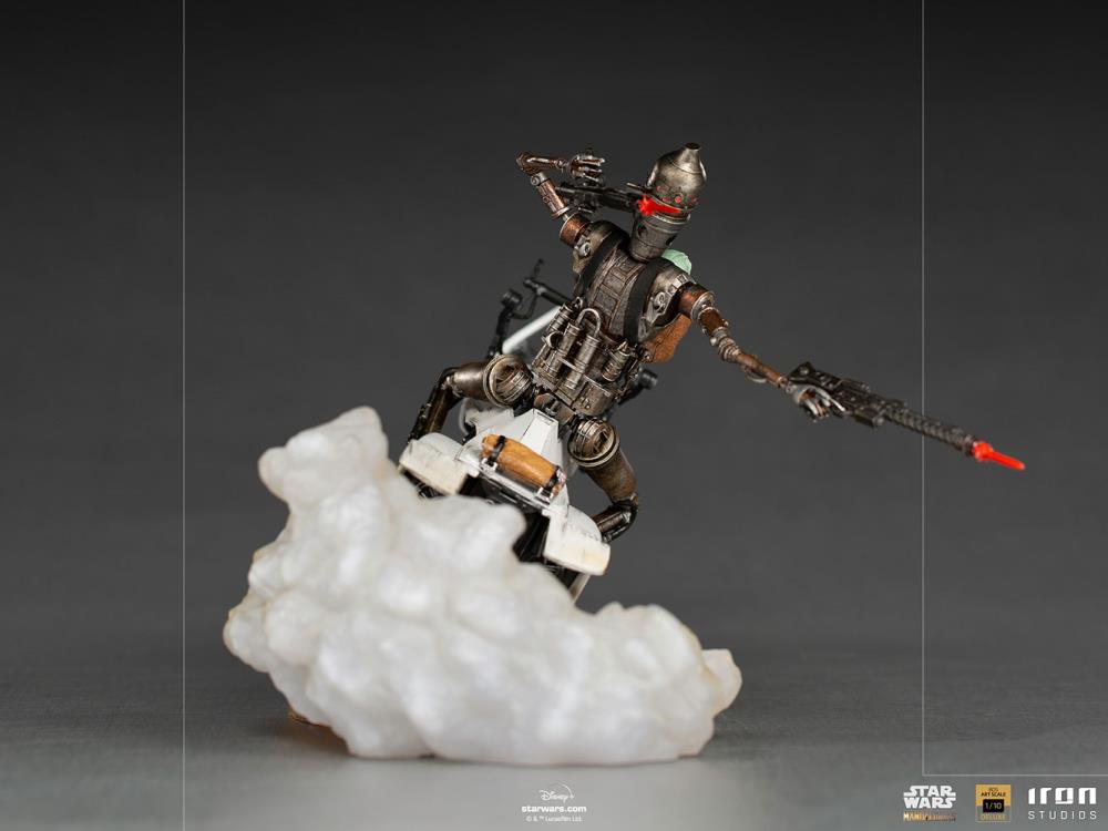 The Mandalorian IG-11 and The Child 1/10 Deluxe Art Scale Limited Edition Statue Gallery Image 7