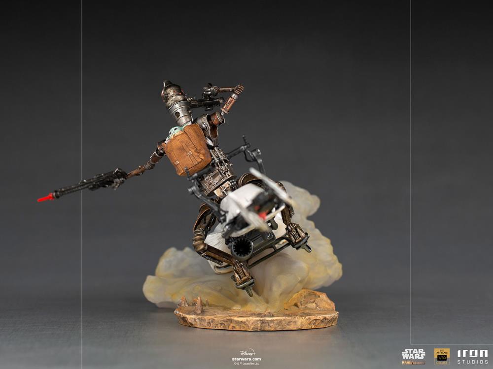The Mandalorian IG-11 and The Child 1/10 Deluxe Art Scale Limited Edition Statue Gallery Image 8