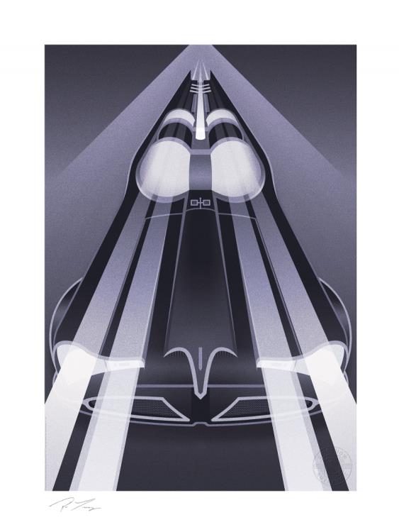 DC Comics Batmobile Set of 3 Art Prints (Small Ver.) Gallery Image 3