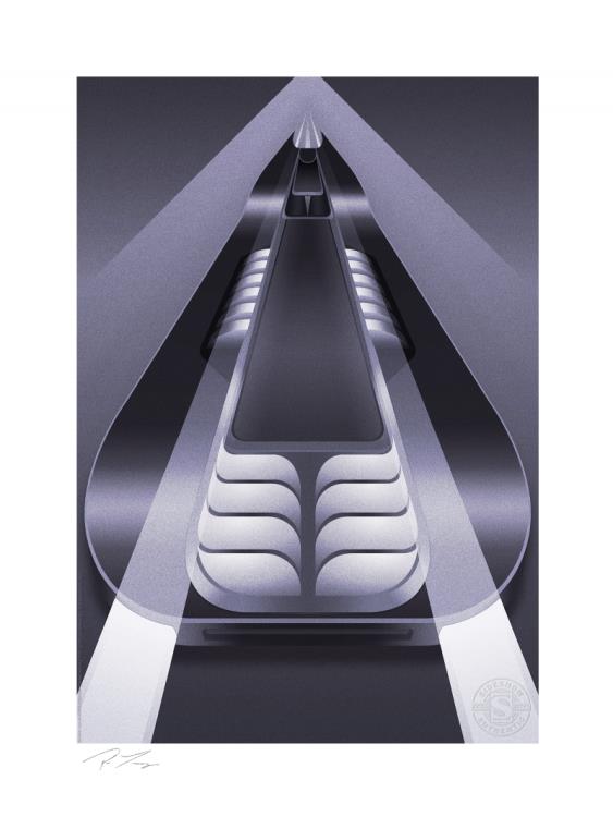 DC Comics Batmobile Set of 3 Art Prints (Small Ver.) Gallery Image 5