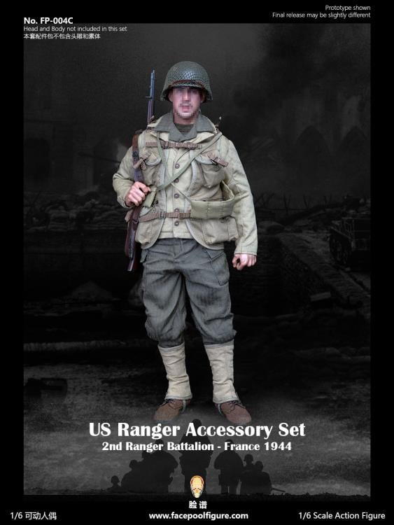 U.S. Ranger 2nd Ranger Battalion フィギュア 2nd Ranger Battalion (France 1944) US Ranger 1/6 Scale Accessory Set