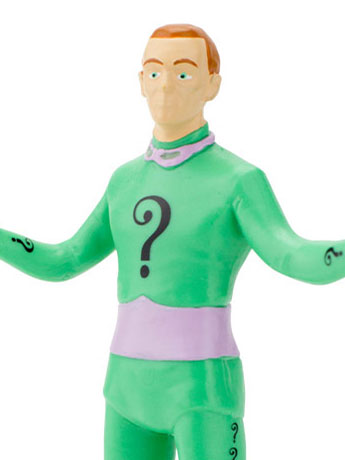 Batman Classic 1966 TV Bendable Figure - The Riddler Gallery Image 2