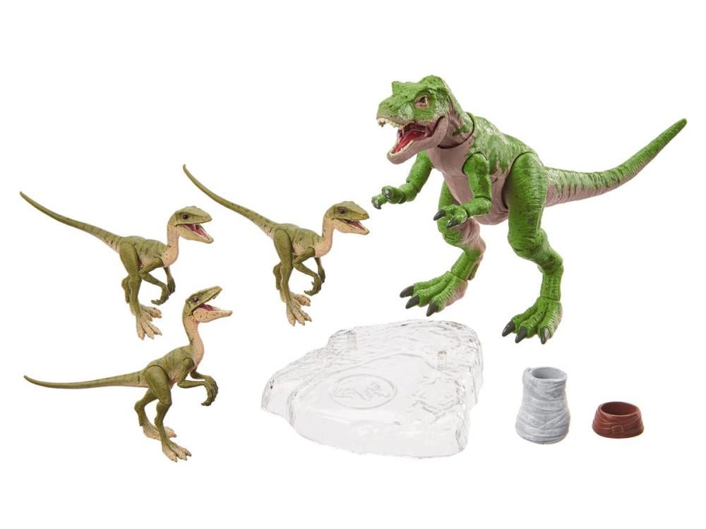 The Lost World: Jurassic Park Amber Collection Juvenile T. Rex and Compys Set Gallery Image 8