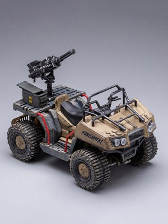 Battle for the Stars Wildcat ATV (Sand) 1/18 Scale Vehicle Gallery Image 2