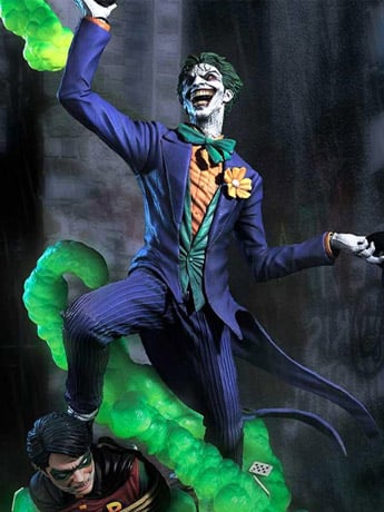 DC Comics Museum Masterline The Joker (Say Cheese) Deluxe 1/3 Scale Statue Gallery Image 2