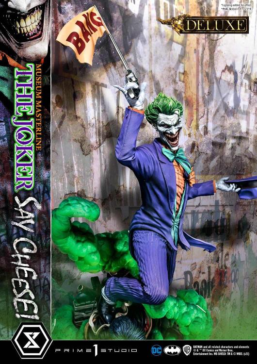 DC Comics Museum Masterline The Joker (Say Cheese) Deluxe 1/3 Scale Statue Gallery Image 25